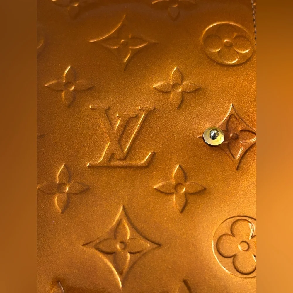 Louis Vuitton Vernis BRONZE agenda pm EUC with COA - Picture 6 of 14